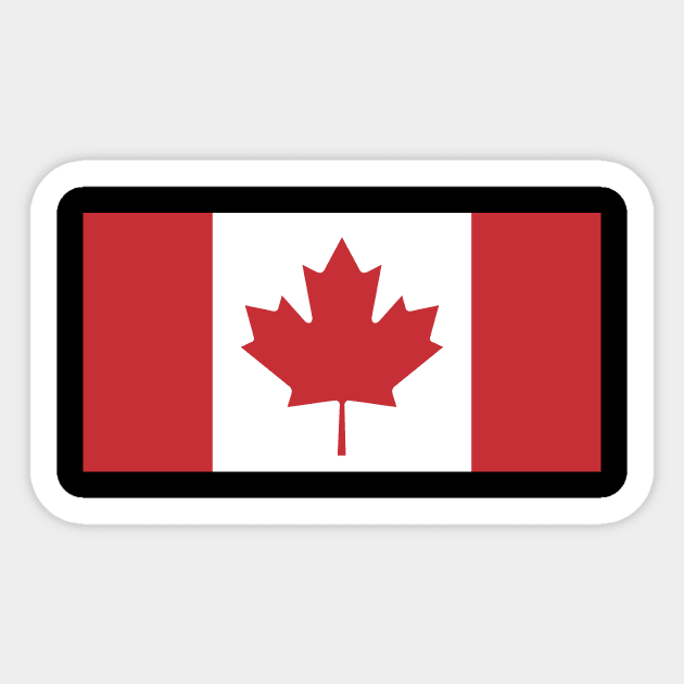 Flag of Canada, Canada flag, flag Canada, Canadas flag Sticker by BK55